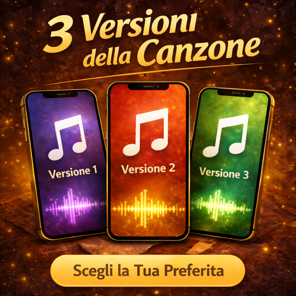 Aggiungi +3 versioni della tua canzone, scegli la migliore!